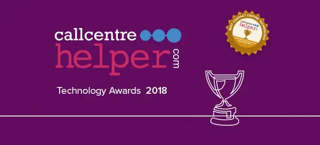 Call center helper award in-blog image 2018
