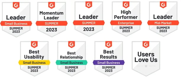 G2 Badges Summer 2023 Report