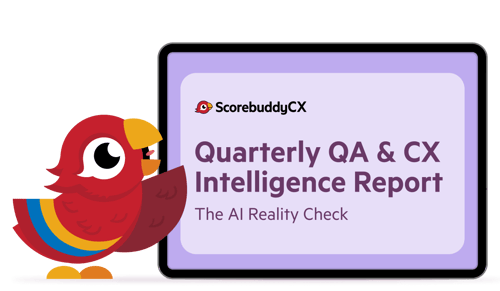 The AI Reality Check report cover shown on a tablet