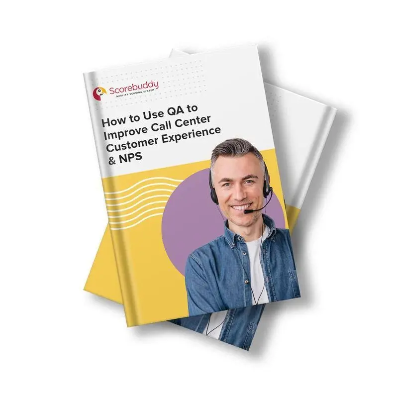 Cover Mockup for How to Use QA to Improve Call Center Customer Experience & NPS copy