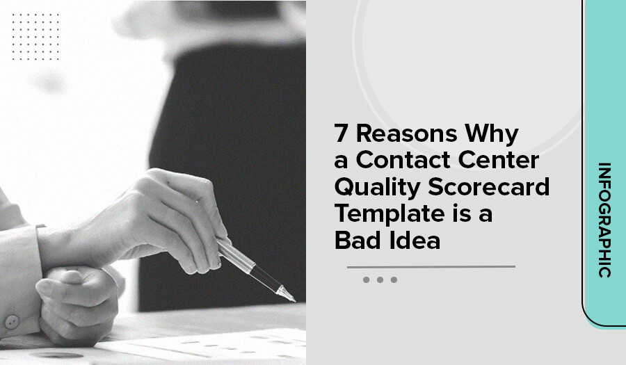 contact center wuality scorecard template 