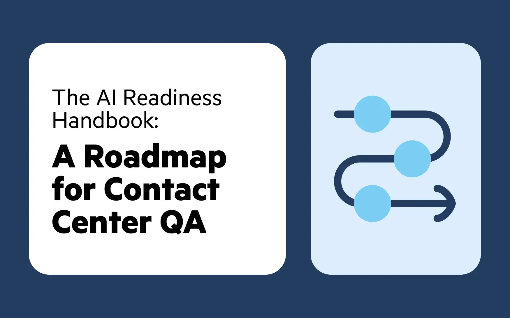 A thumbnail image for Scorebuddy's AI Readiness Handbook: A Roadmap for Contact Center QA