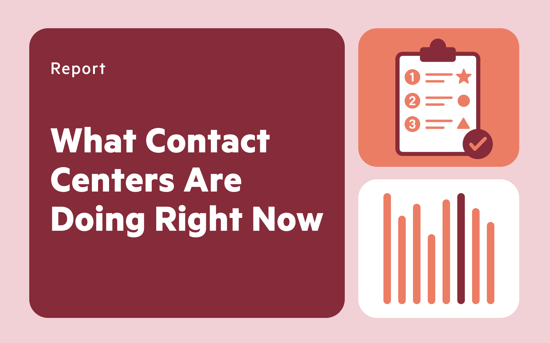 what contact centers are doing right now report