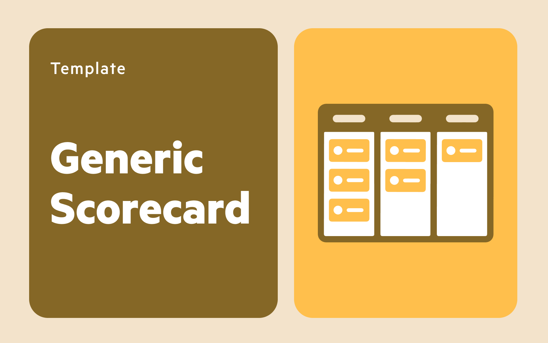 generic scorecard template