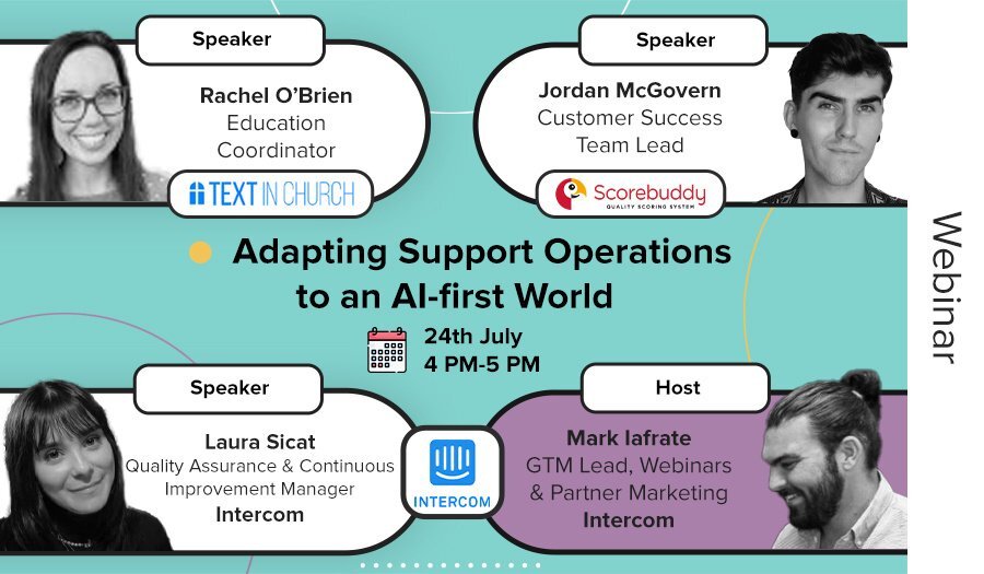 adapting support operations to an ai-first world webinar