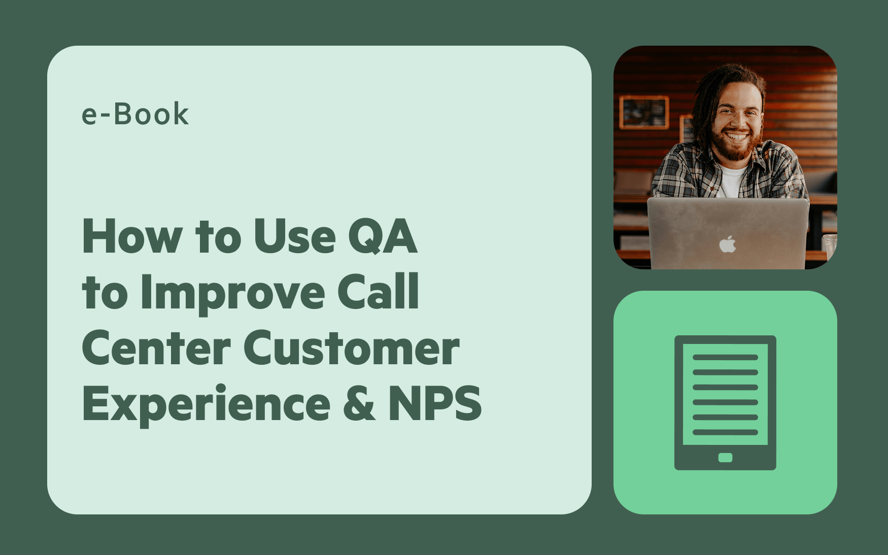 call center customer experience and NPS ebook